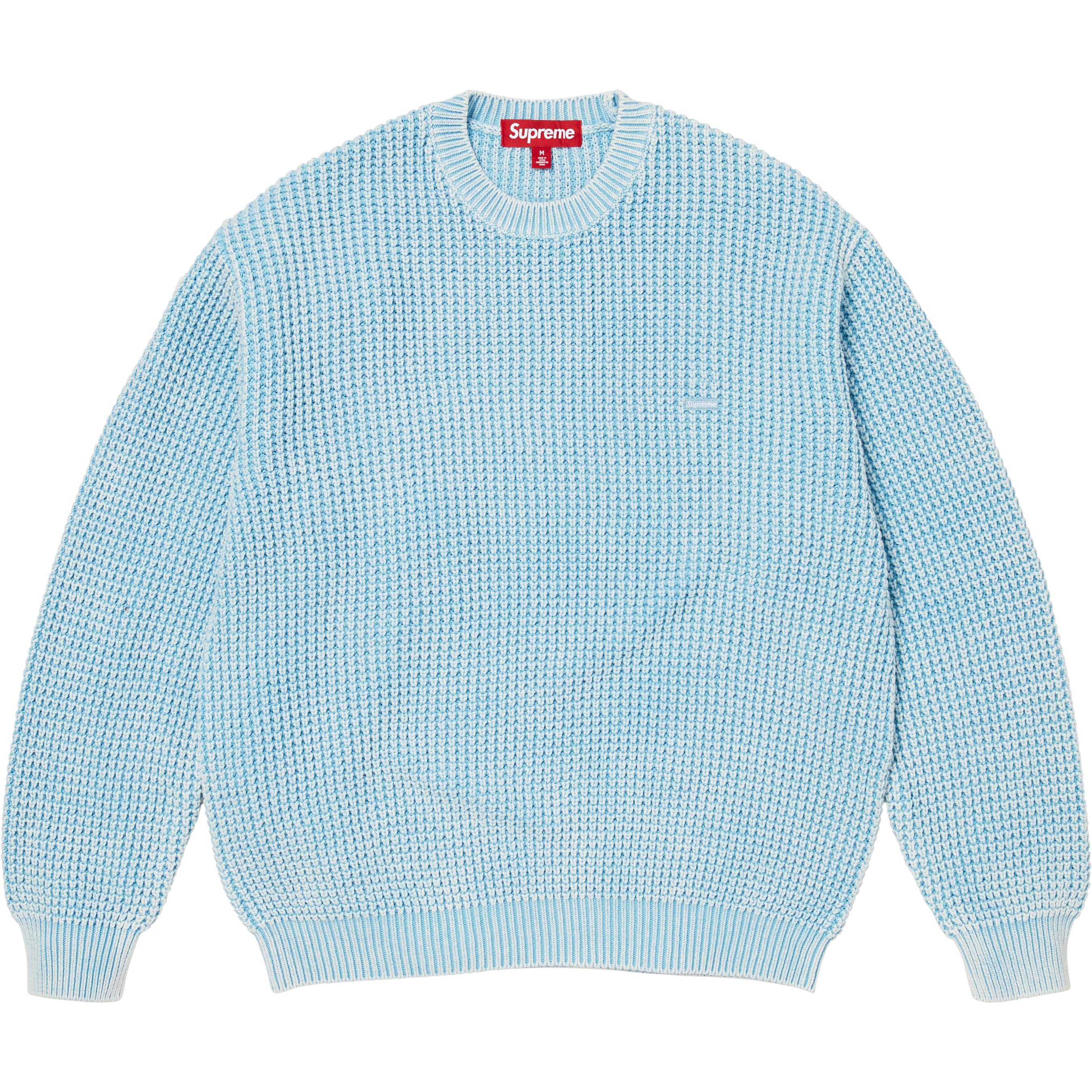 Washed Small Box Waffle Sweater view 14
